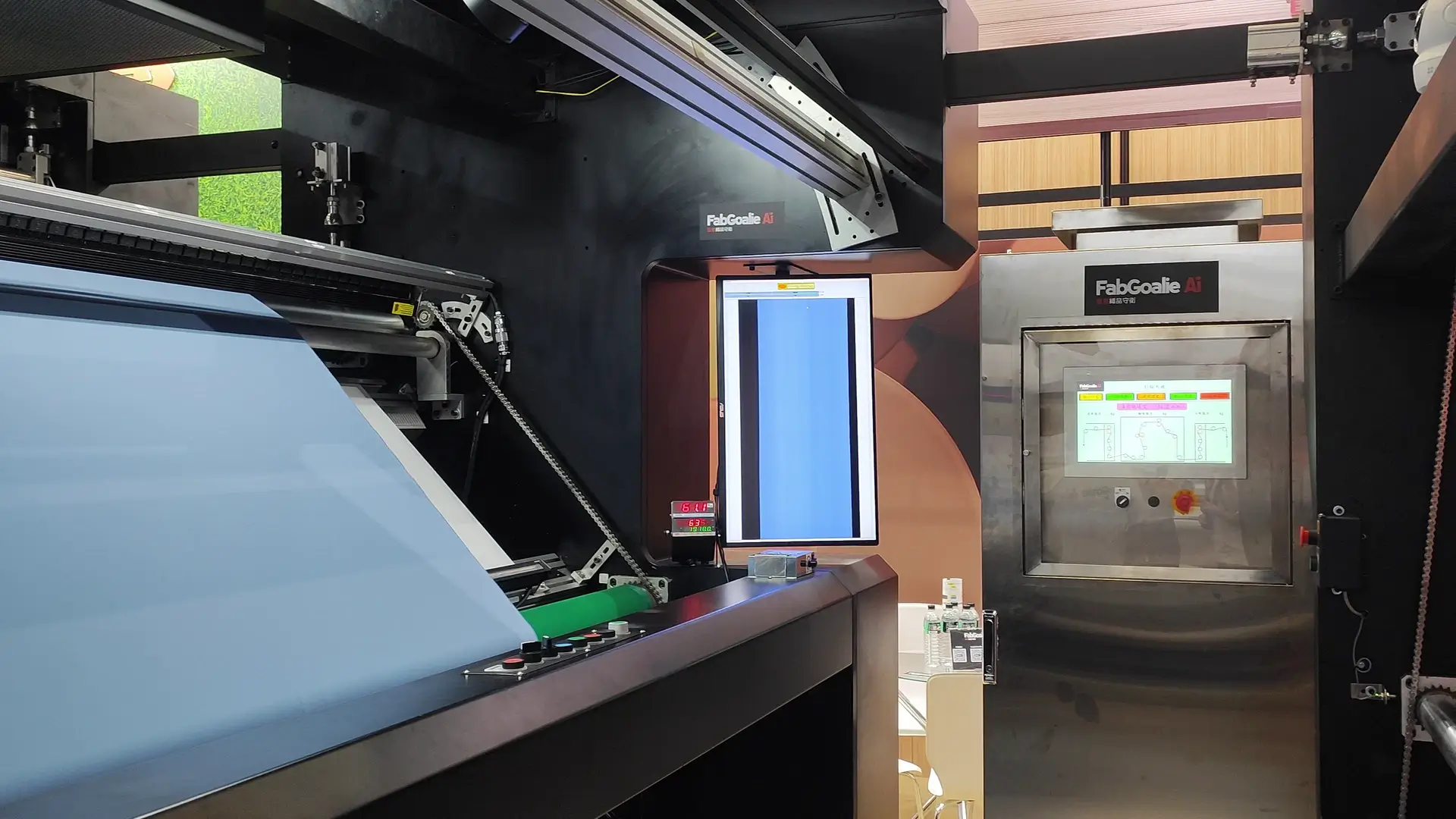 FabGoalie AI workstation in operation