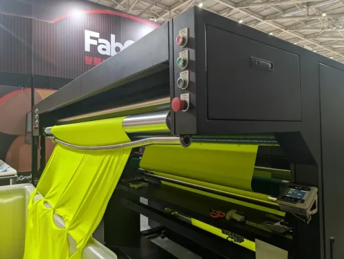 FabGoalie AI display at TITAS 2025